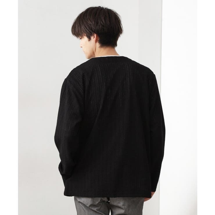 長袖カーディガン＋半袖Tシャツ 洗濯機OK 吸水速乾 | THE SHOP TK | 詳細画像10 