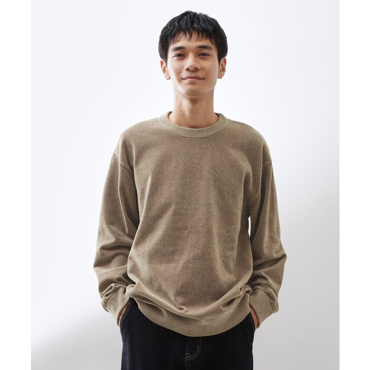 グレージュ(050) | ライトモールニット 洗濯機OK ユニセックスでおすすめ！ | THE SHOP TK