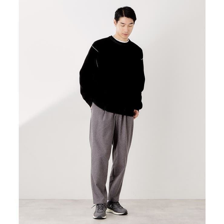 【包み込まれるような柔らかさ】配色モールニット 洗濯機OK | THE SHOP TK | 詳細画像7 