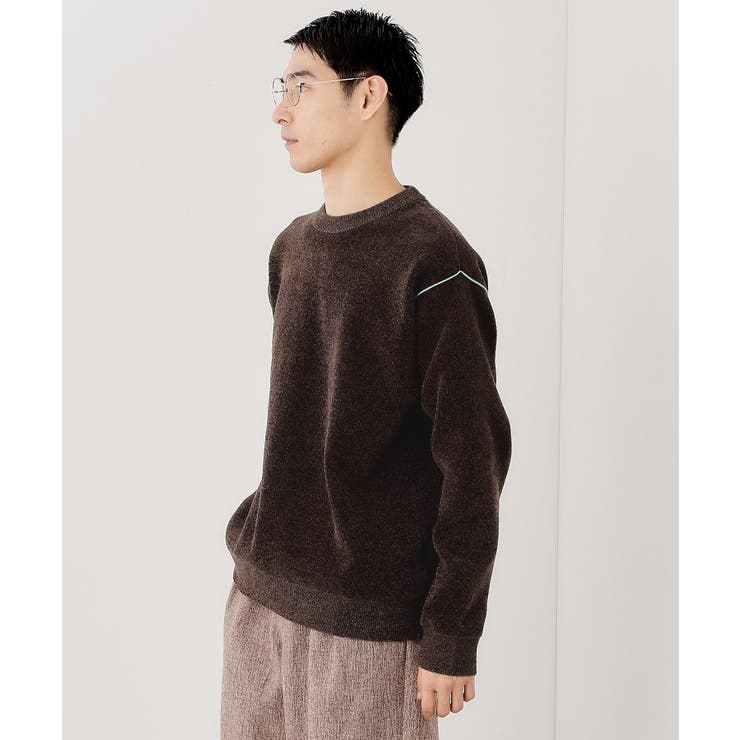 【包み込まれるような柔らかさ】配色モールニット 洗濯機OK | THE SHOP TK | 詳細画像13 