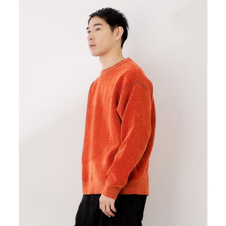 【包み込まれるような柔らかさ】配色モールニット 洗濯機OK | THE SHOP TK | 詳細画像9 