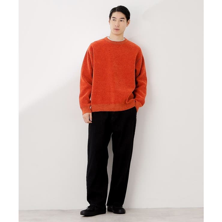 【包み込まれるような柔らかさ】配色モールニット 洗濯機OK | THE SHOP TK | 詳細画像11 