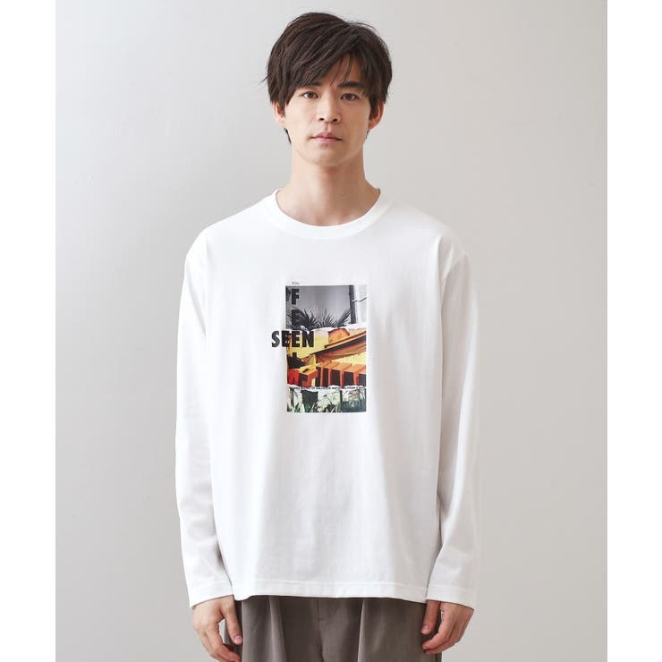 フォトグラフプリント長袖Tシャツ【洗濯機OK】 | THE SHOP TK | 詳細画像23 