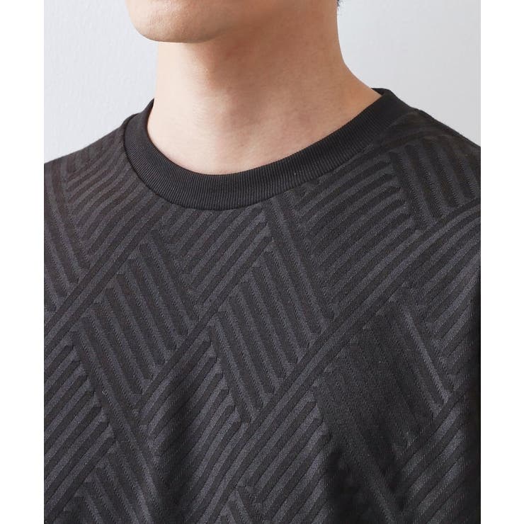 リンクスジャカード長袖Tシャツ【サスティナブル素材使用/洗濯機OK】 | THE SHOP TK | 詳細画像16