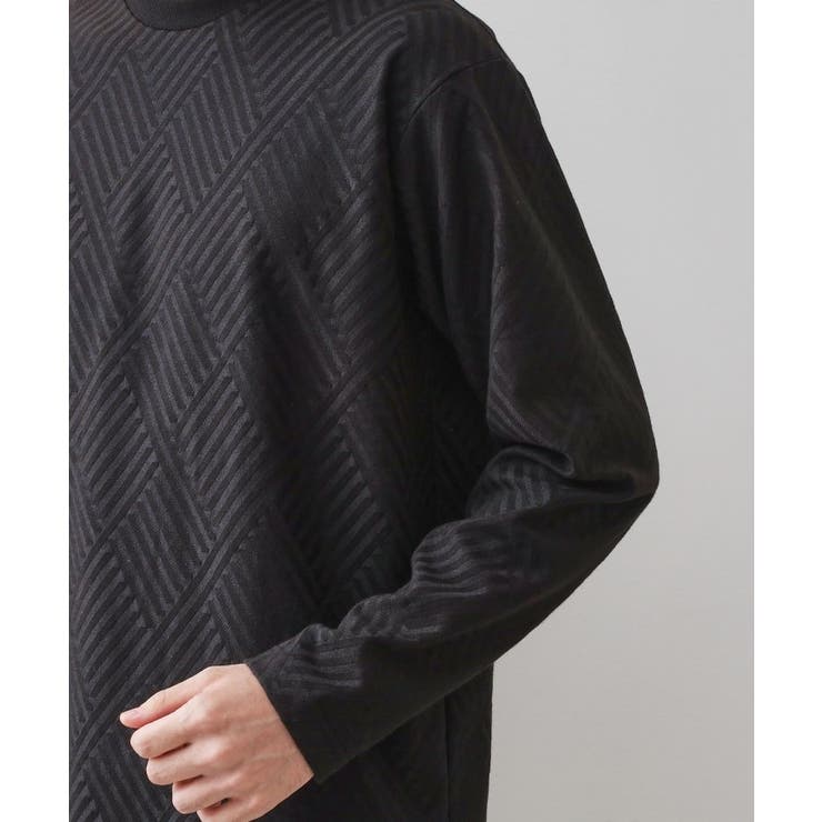 リンクスジャカード長袖Tシャツ【サスティナブル素材使用/洗濯機OK】 | THE SHOP TK | 詳細画像17