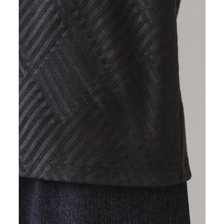 リンクスジャカード長袖Tシャツ【サスティナブル素材使用/洗濯機OK】 | THE SHOP TK | 詳細画像18