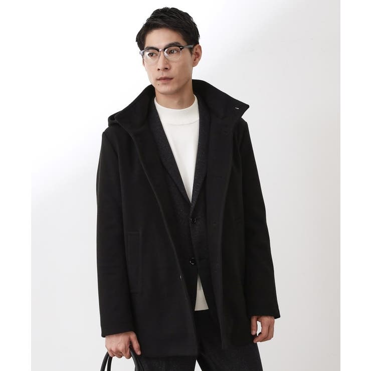 ブラック(019) | ON OFF対応ウーリックスタンドメルトンコート | THE SHOP TK