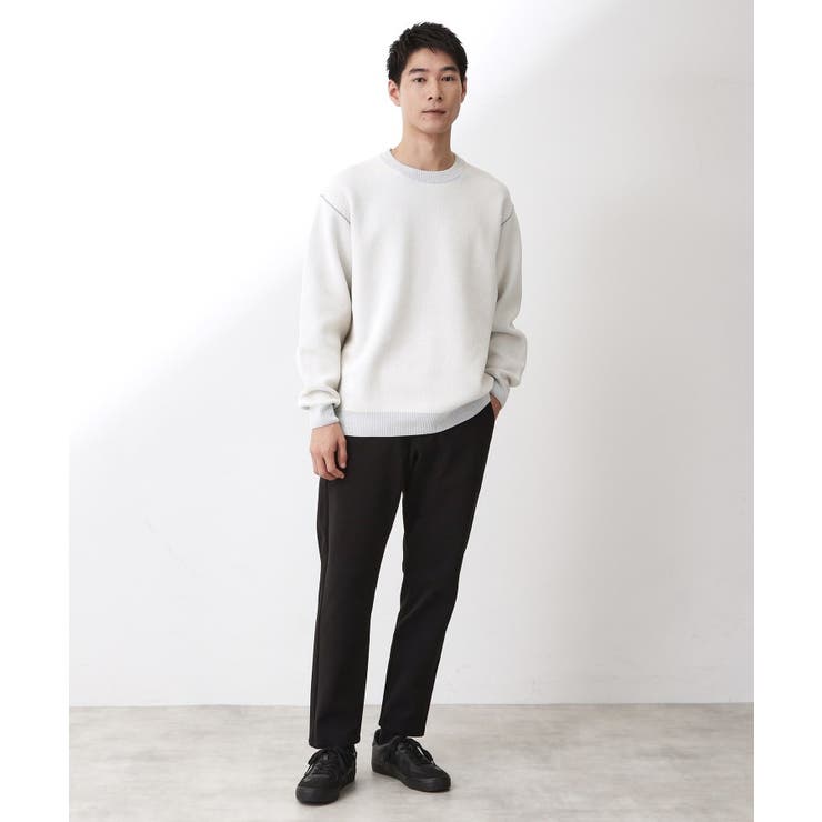 【大人の上品カジュアルを叶える】ハグするニット 洗濯機OK／6色展開 | THE SHOP TK | 詳細画像58 