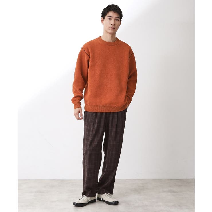 【大人の上品カジュアルを叶える】ハグするニット 洗濯機OK／6色展開 | THE SHOP TK | 詳細画像73 