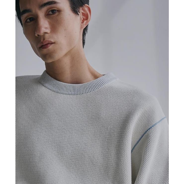 【大人の上品カジュアルを叶える】ハグするニット 洗濯機OK／6色展開 | THE SHOP TK | 詳細画像16 