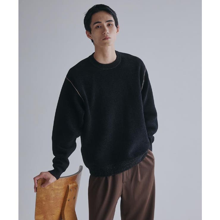 【大人の上品カジュアルを叶える】ハグするニット 洗濯機OK／6色展開 | THE SHOP TK | 詳細画像18 