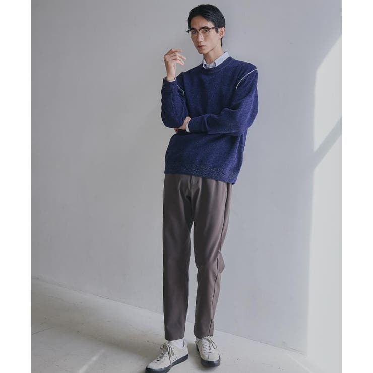 【大人の上品カジュアルを叶える】ハグするニット 洗濯機OK／6色展開 | THE SHOP TK | 詳細画像26 