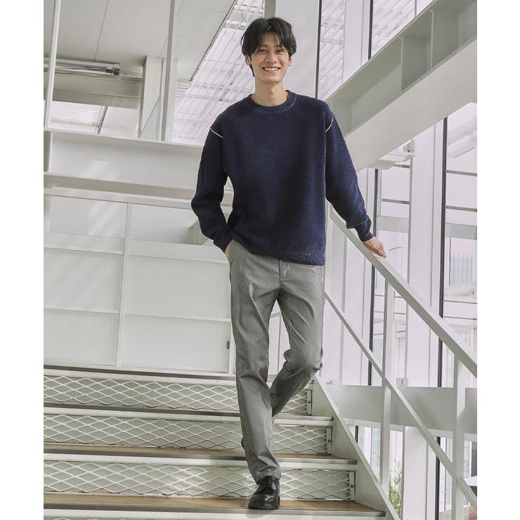 【大人の上品カジュアルを叶える】ハグするニット 洗濯機OK／6色展開 | THE SHOP TK | 詳細画像12 