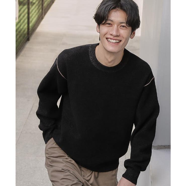 【大人の上品カジュアルを叶える】ハグするニット 洗濯機OK／6色展開 | THE SHOP TK | 詳細画像4 