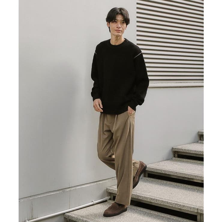 【大人の上品カジュアルを叶える】ハグするニット 洗濯機OK／6色展開 | THE SHOP TK | 詳細画像5 