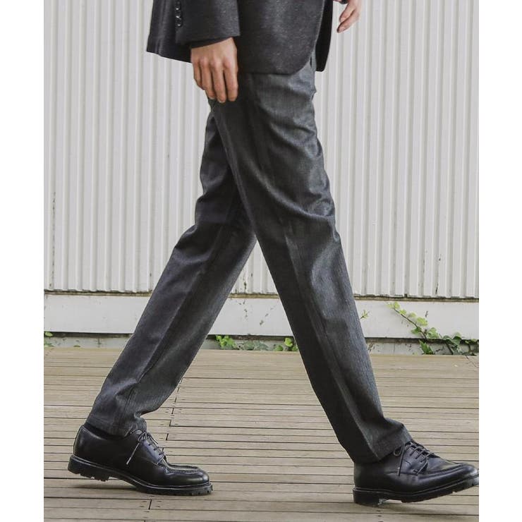 7DAYSヘリンボンパンツ WARM【裏起毛/ストレッチ/洗濯機OK】 | THE SHOP TK | 詳細画像12 