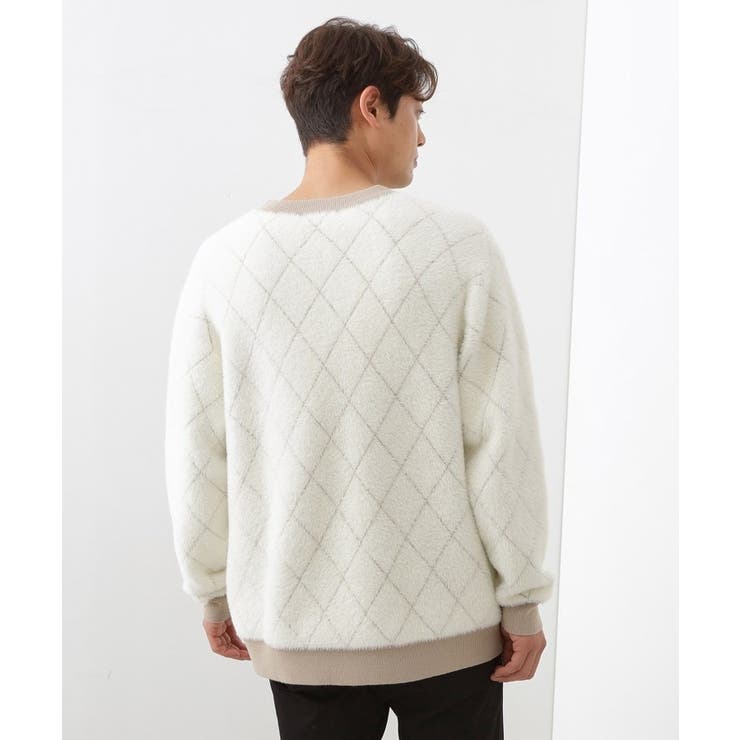 【ふんわり心地いい肌触り】 ダイヤ柄シャギーニット | THE SHOP TK | 詳細画像26 