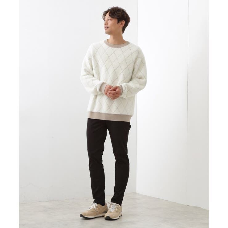 【ふんわり心地いい肌触り】 ダイヤ柄シャギーニット | THE SHOP TK | 詳細画像27 