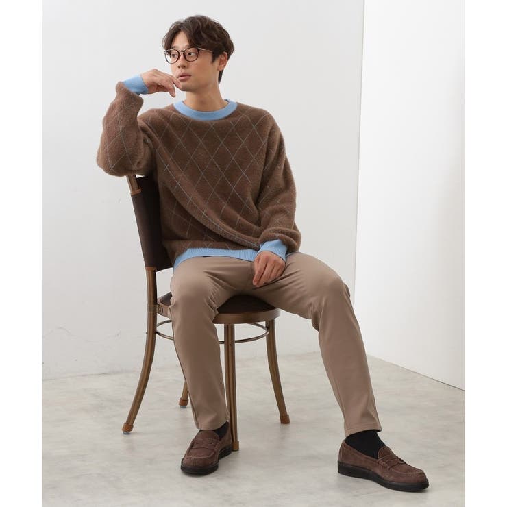 【ふんわり心地いい肌触り】 ダイヤ柄シャギーニット | THE SHOP TK | 詳細画像35 