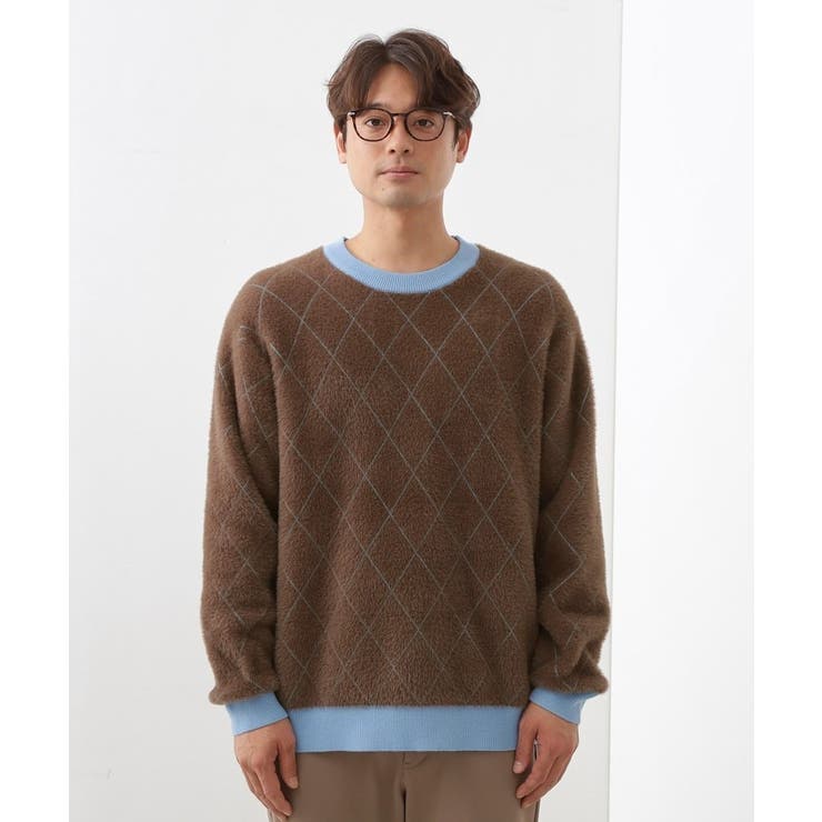 【ふんわり心地いい肌触り】 ダイヤ柄シャギーニット | THE SHOP TK | 詳細画像18 