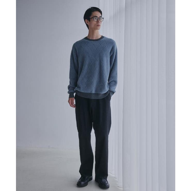 【ふんわり心地いい肌触り】 ダイヤ柄シャギーニット | THE SHOP TK | 詳細画像6 