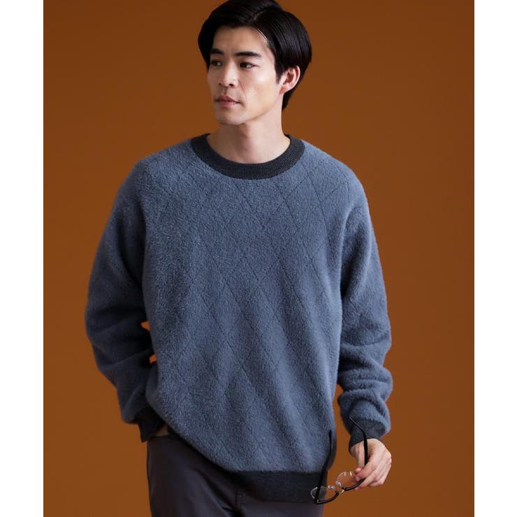 【ふんわり心地いい肌触り】 ダイヤ柄シャギーニット | THE SHOP TK | 詳細画像13 