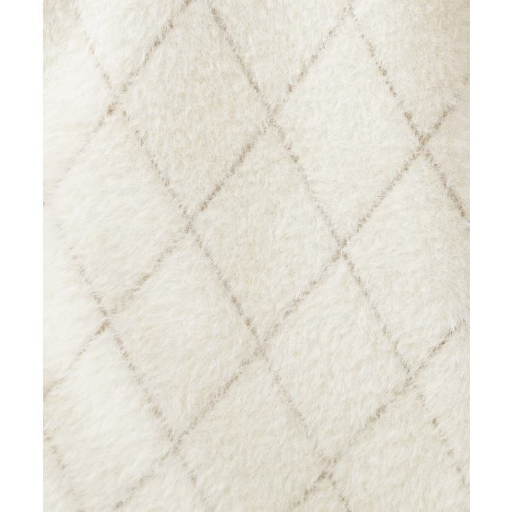 配色シャギーニットカーディガン ユニセックスでおすすめ！ | THE SHOP TK | 詳細画像4 