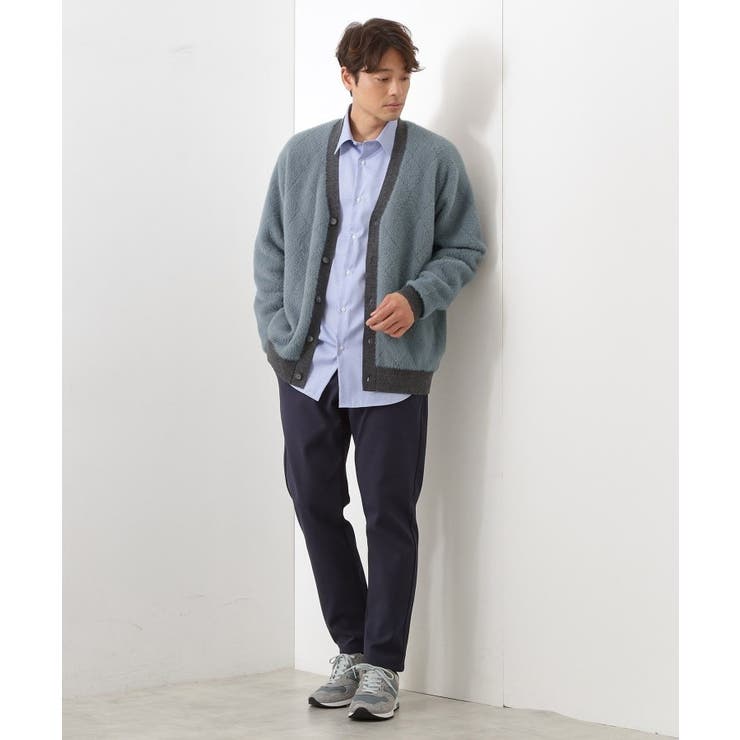 配色シャギーニットカーディガン ユニセックスでおすすめ！ | THE SHOP TK | 詳細画像7 