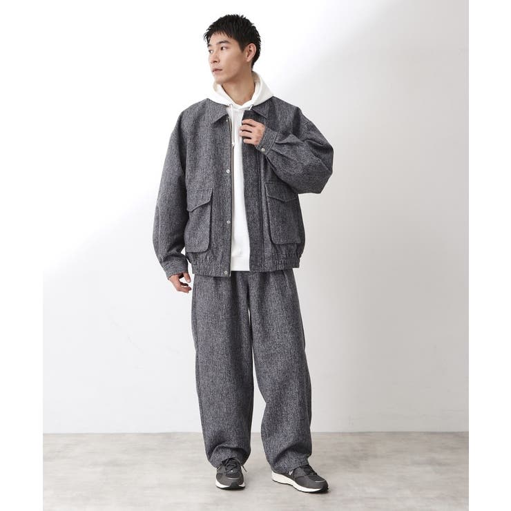 ツイードフライトビッグブルゾン 【洗濯機OK／セットアップ可】 | THE SHOP TK | 詳細画像9 