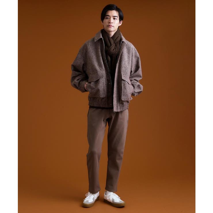 ツイードフライトビッグブルゾン 【洗濯機OK／セットアップ可】 | THE SHOP TK | 詳細画像2 