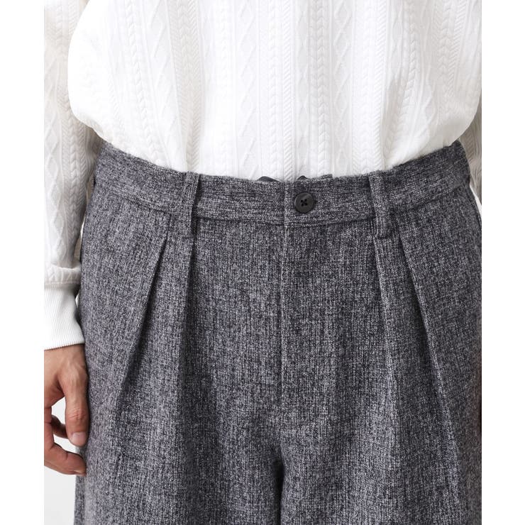 ツイードワイドパンツ 【洗濯機OK／セットアップ可】 | THE SHOP TK | 詳細画像17 