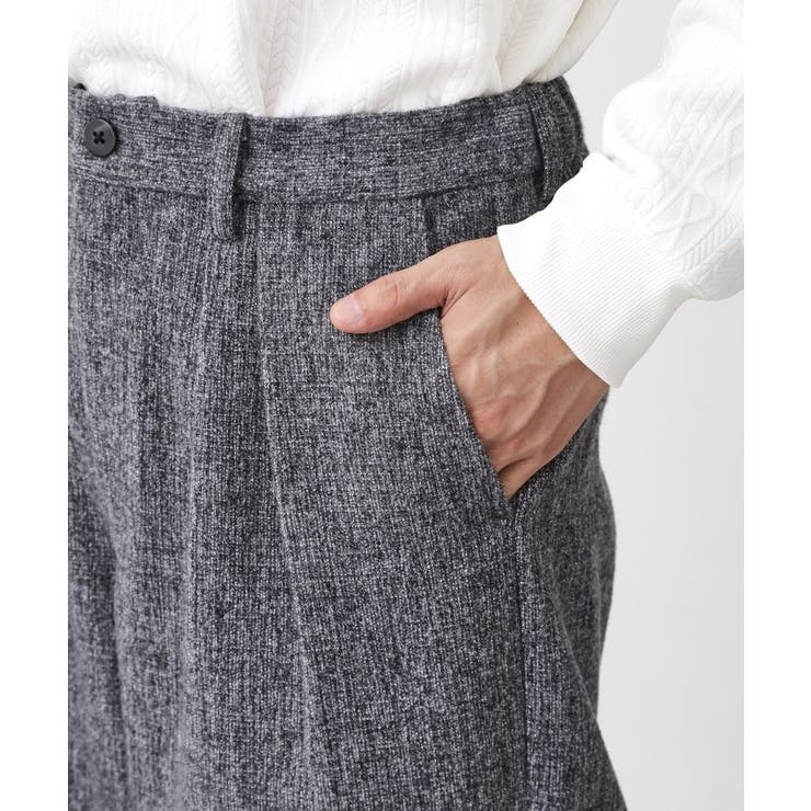ツイードワイドパンツ 【洗濯機OK／セットアップ可】 | THE SHOP TK | 詳細画像20 