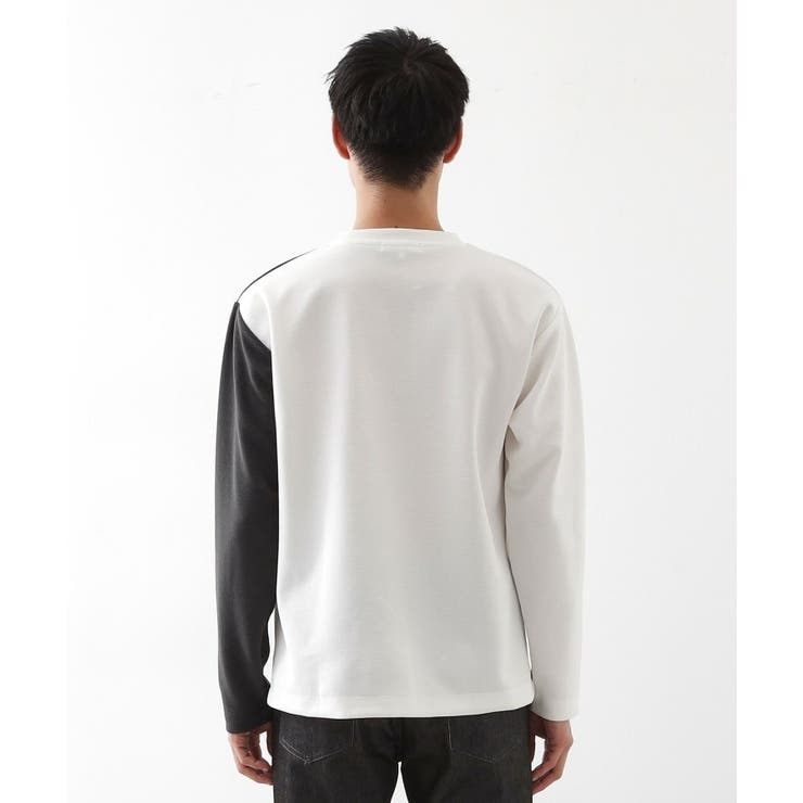 【一枚で着映える】パターンブロッキング長袖Tシャツ 洗濯機OK | THE SHOP TK | 詳細画像15 