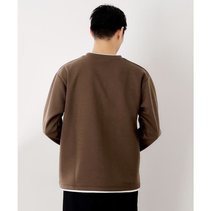 【ラクして決まる！】レイヤード風長袖Tシャツ 洗濯機OK | THE SHOP TK | 詳細画像6 