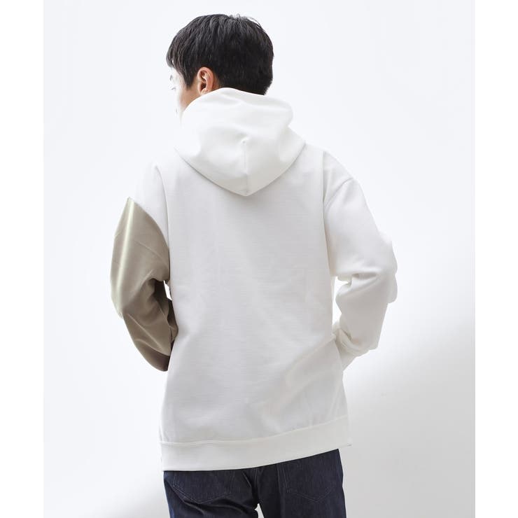 【一枚で着映える】ポンチブロッキングパーカ 洗濯機OK | THE SHOP TK | 詳細画像2 