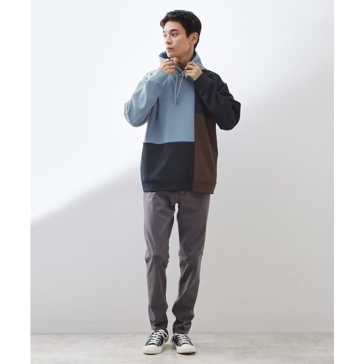 【一枚で着映える】ポンチブロッキングパーカ 洗濯機OK | THE SHOP TK | 詳細画像7 