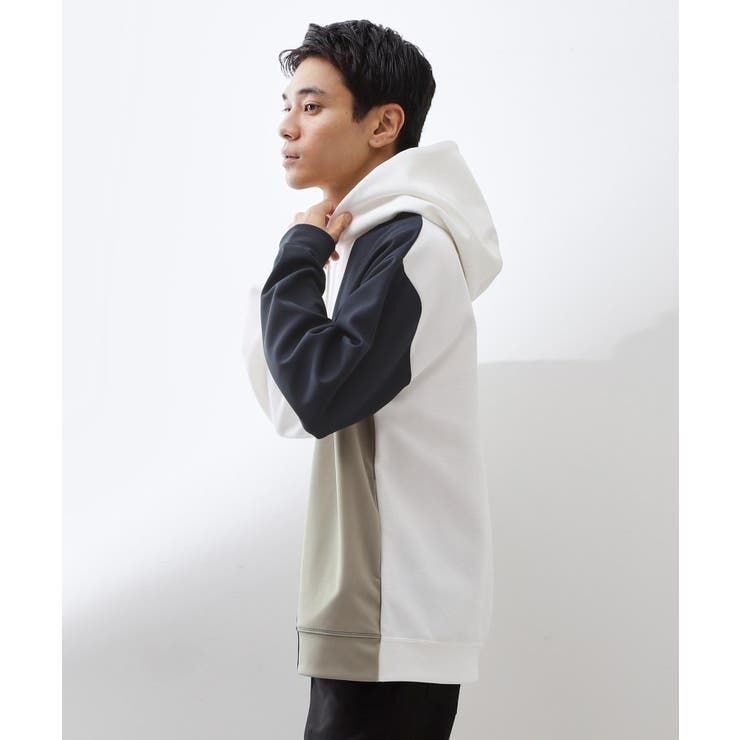 【一枚で着映える】ポンチブロッキングパーカ 洗濯機OK | THE SHOP TK | 詳細画像9 