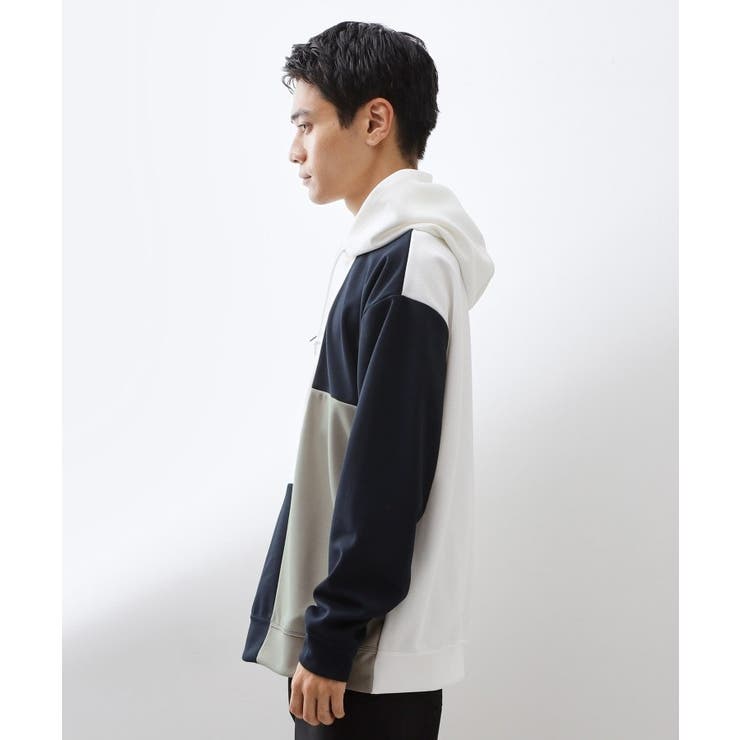 【一枚で着映える】ポンチブロッキングパーカ 洗濯機OK | THE SHOP TK | 詳細画像14 