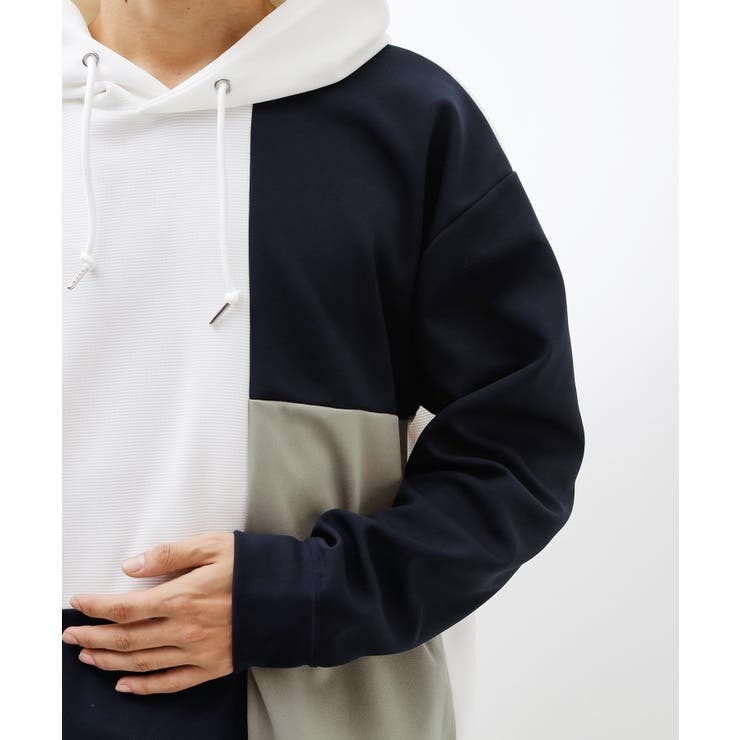 【一枚で着映える】ポンチブロッキングパーカ 洗濯機OK | THE SHOP TK | 詳細画像17 