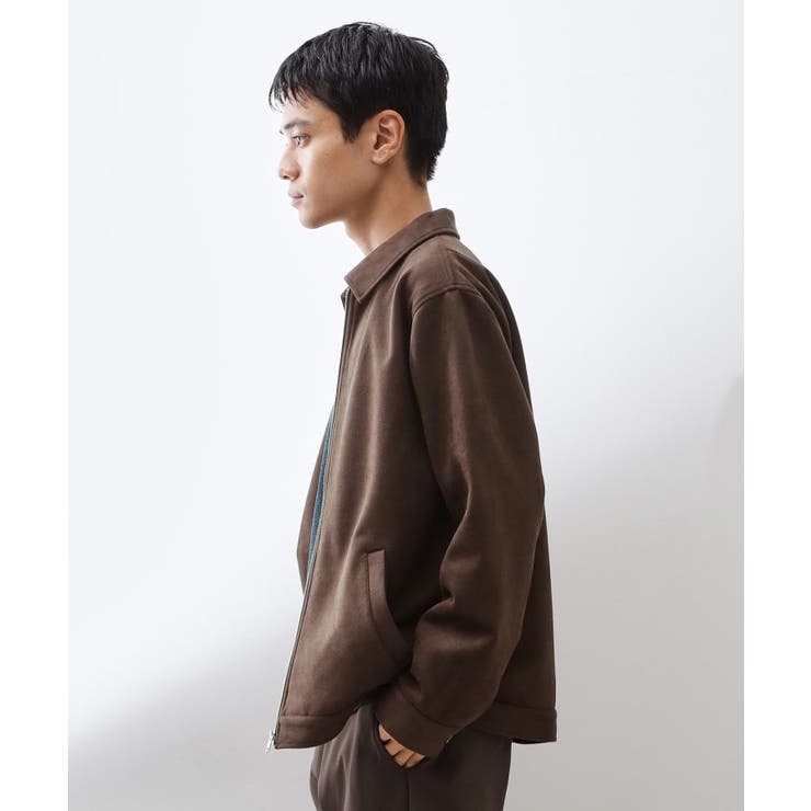 フェイクスエードジップブルゾン【手洗いOK】 | THE SHOP TK | 詳細画像8 