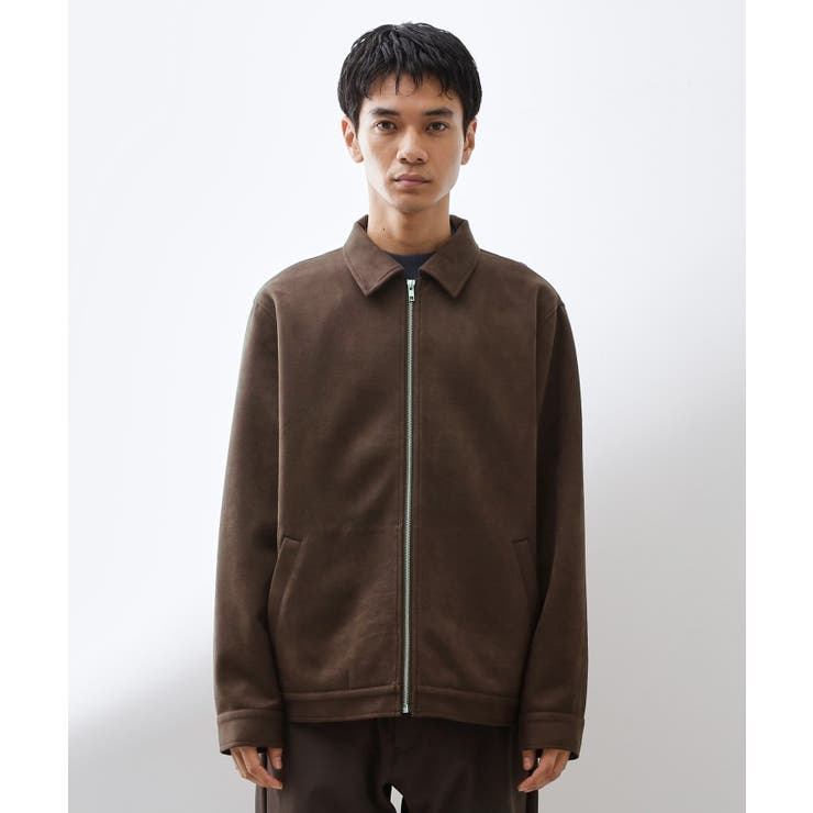 フェイクスエードジップブルゾン【手洗いOK】 | THE SHOP TK | 詳細画像12 
