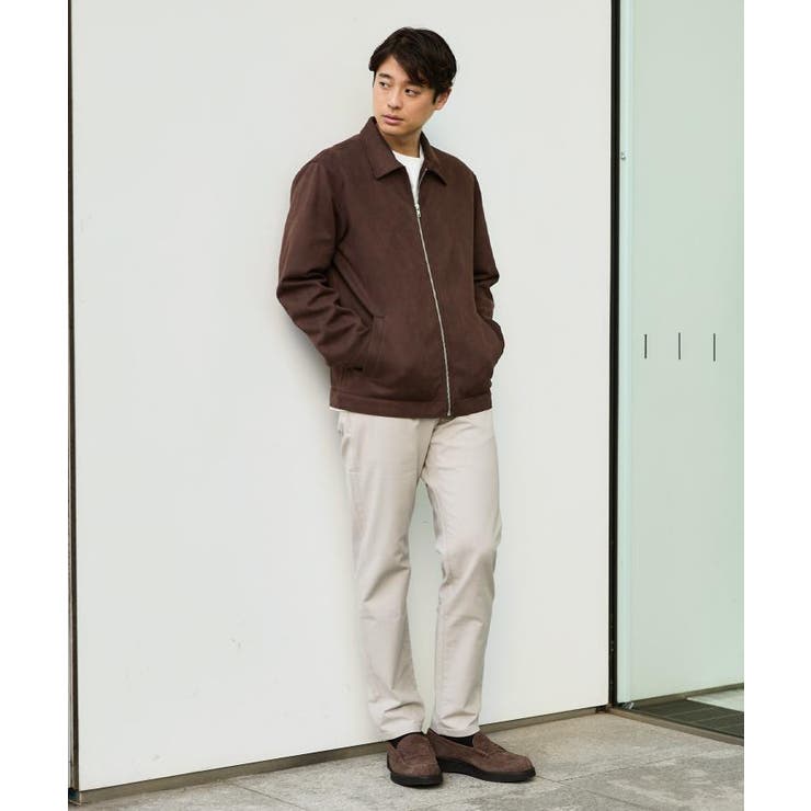 フェイクスエードジップブルゾン【手洗いOK】 | THE SHOP TK | 詳細画像2 