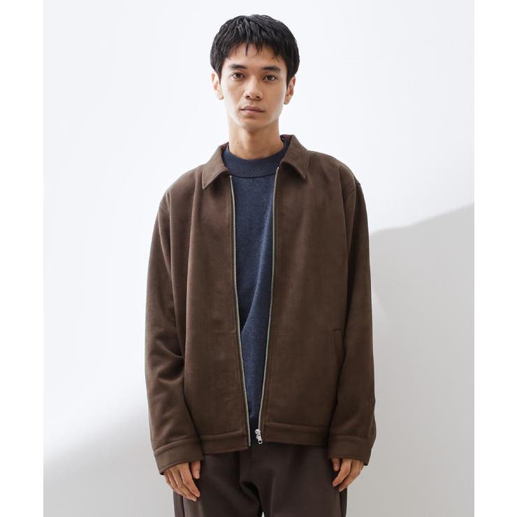 フェイクスエードジップブルゾン【手洗いOK】 | THE SHOP TK | 詳細画像7 