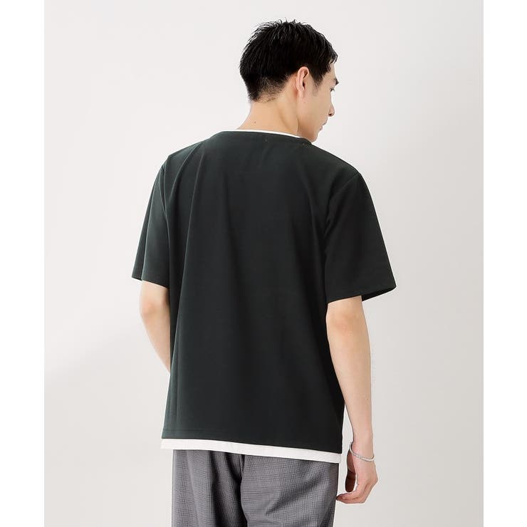 ツイルキーネック半袖Tシャツ | THE SHOP TK | 詳細画像2 