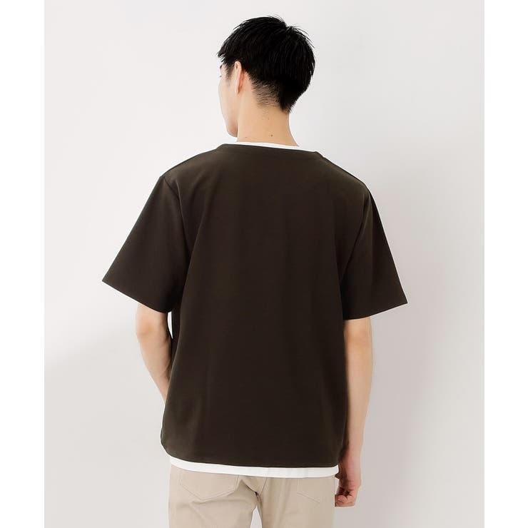 ツイルキーネック半袖Tシャツ | THE SHOP TK | 詳細画像6 