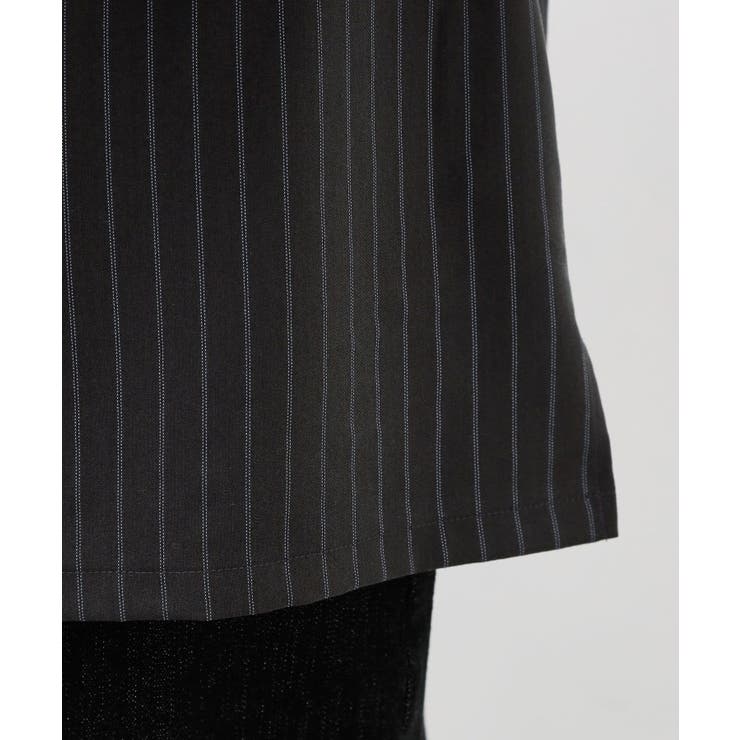 ダブルポケットストライプ長袖シャツ 【洗濯機OK】 | THE SHOP TK | 詳細画像15 