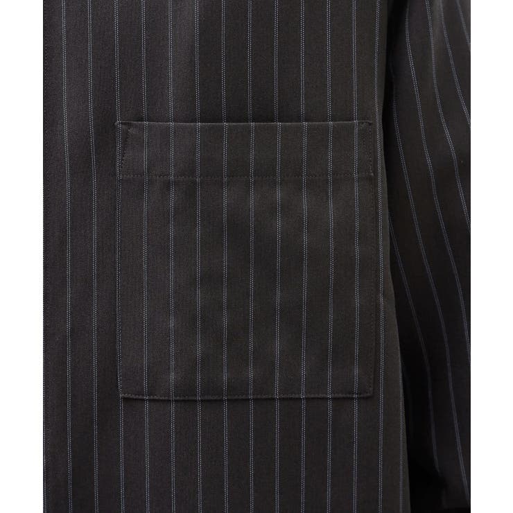 ダブルポケットストライプ長袖シャツ 【洗濯機OK】 | THE SHOP TK | 詳細画像13 