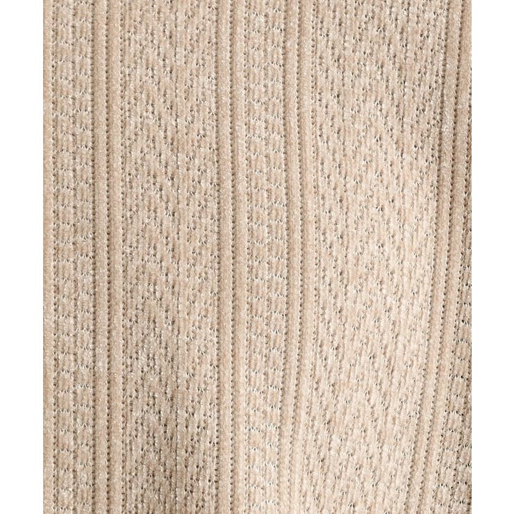 【心地良い、滑らかさ】レイヤード風ケーブル ニットソー 【洗濯機OK】 | THE SHOP TK | 詳細画像32 