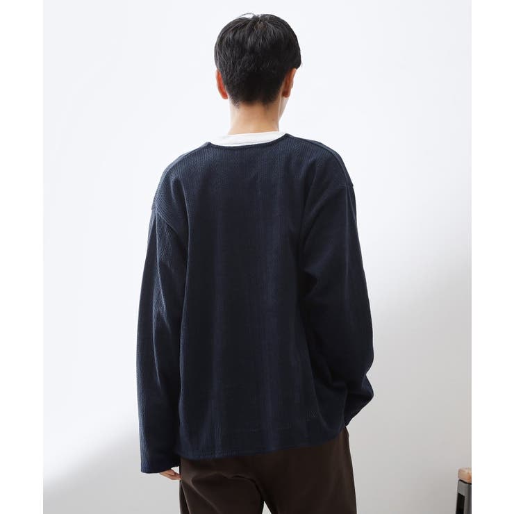 モールニットカーディガン＋長袖Tシャツ 洗濯機OK 吸水速乾 | THE SHOP TK | 詳細画像13 