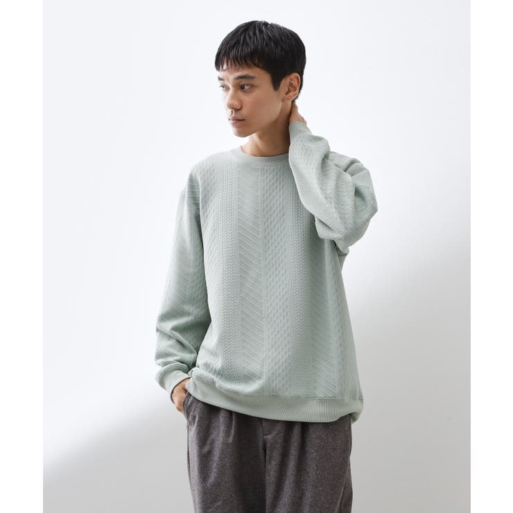 ふくれジャカードスウェット 洗濯機OK 6色展開 | THE SHOP TK | 詳細画像22 